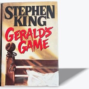 RARE Stephen King Geralds Game Hardcover Novel 1st Edition 1st Print Horror 1992